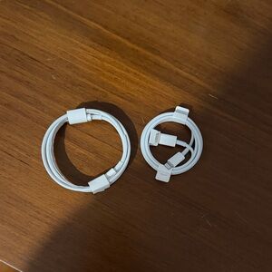 Apple White Charging Cables